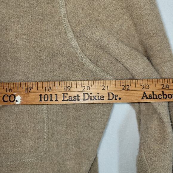 Vintage Chicos Sweater Womens Sz Large Beige Button Up Long Sleeve Grandma Warm - Picture 9 of 15